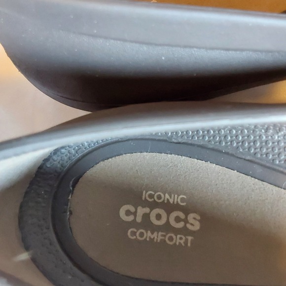 Crocs Women's Slip-on Shoes Flat Ballet Sienna Brown Size 7 Iconic Comfort - Picture 4 of 7